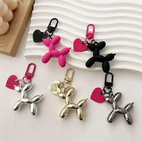Y2K Balloon Dog Keychain Models for Girls Sweet Ins Style Balloon Dog Phone Chain Key Buckle Accessories Bag Pendant Toys New https://tinyurl.com/24n6zbav