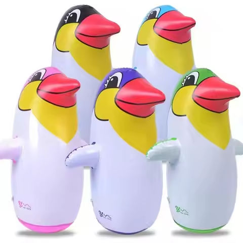 Cartoon Penguin Sandbag Kids Child Party Birthdays Gift 36/45cm Children Inflatable Toys Home Sport Boxing Punching Toy https://tinyurl.com/2bdugfg2