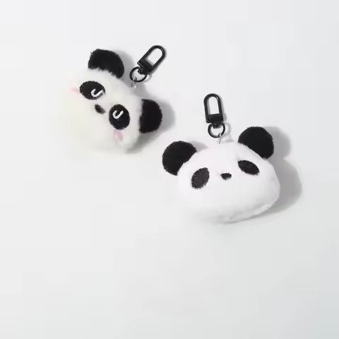 Cute Panda Key Chains Cartoon Animal Backpack Pendant Plush Bag Pendant Kawaii Sweet Keychain Gifts for Children https://tinyurl.com/26chrscy