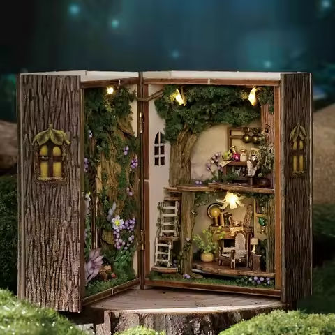 Wooden Miniature Doll House 3D Puzzle Assembly Building Model Kit Small Room Toys Home With Furniture Lighting Wooden Craft Gift https://tinyurl.com/298df5wl