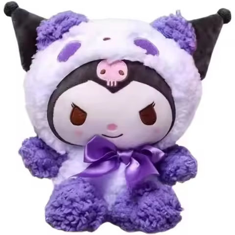 Kawaii 25cm Sanrio Jade Dog Kuromi Dressing Doll Doll Plush Toy Stuffed Animal Patung Dolls Birthday Gift for Girls Kids Boys https://tinyurl.com/27g6cavl