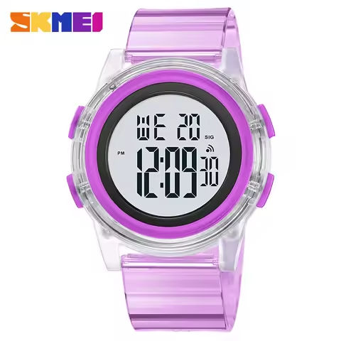 SKMEI Sport Watch For Women Digital Watches Mens 50m Waterproof LED Blue Green Big Dial Women’s Electronic Wristwatch Relogio https://tinyurl.com/2ydrdg89