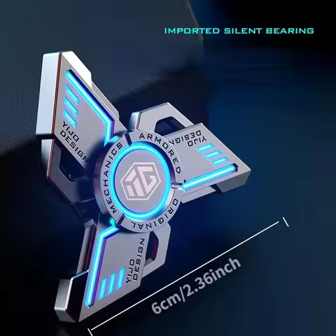 uminous metal EDC fidget spinner stress relief pressure reduction finger toy cool spinner ADHD  aids Creativity gift for boys https://tinyurl.com/2azmgnsz