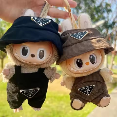 Labubu Corduroy Mini Doll Clothing Set Toys Cute Hats Clothes Shoes Vinyl Doll Accessories Training Sitting Party Games Toys https://tinyurl.com/22ed8gc6