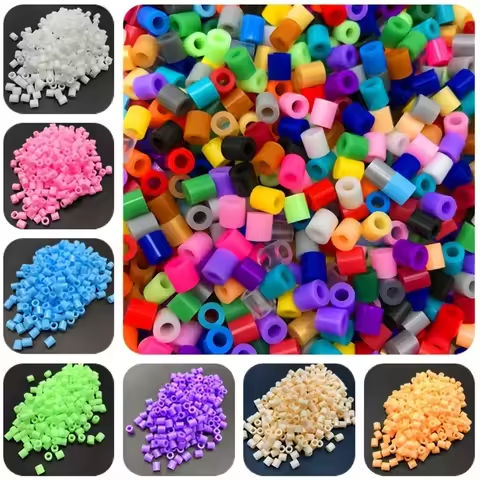 1000pcs/pack 5MM Fuse Beads REFILL PACK DIY Handmade Accessories for Kids DIY Intelligence Educational Toys Craft Puzzles https://tinyurl.com/2yxby86c