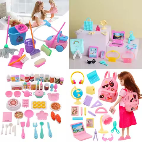 Kawaii Doll Accessories Food Clean Study Tool Mini Item Toys Cute Miniature for Dollhouses,Color random https://tinyurl.com/23yxpg8z