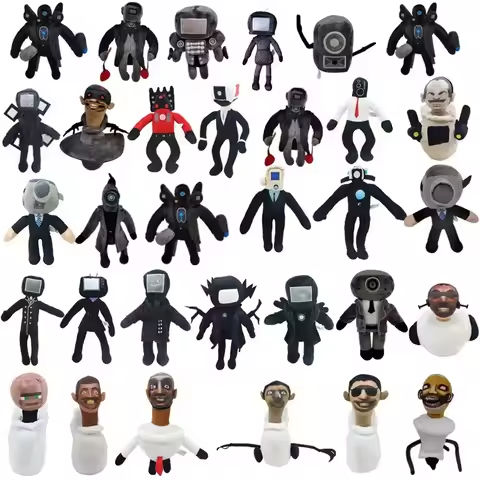 Skibidi Toilet Stuffed Plush Doll Toys Collectible Gifts for Kids Fans Adults Birthday Anime Game Figure Titan  TV Man Cameraman https://tinyurl.com/2dxx44oq