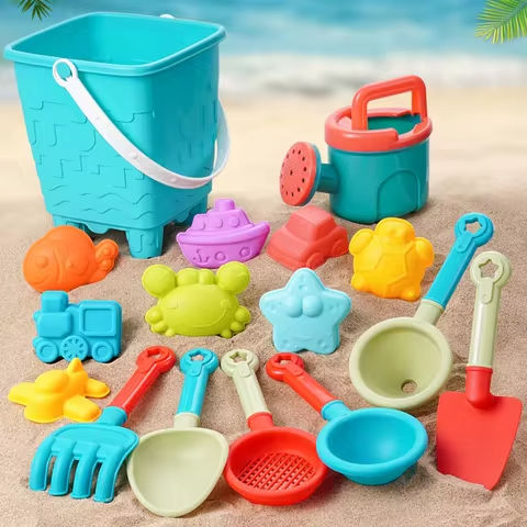 Children’s beach toy set, play with sand, digging tools, beach bucket, perfect summer gift for children, random colors and style https://tinyurl.com/25n3mamz