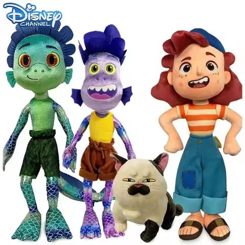 Disney Pixar Movie Luca Alberto Sea Monster Plush Toy 18-45cm Cartoon Cat Purple Girl Stuffed Toys Christmas Gifts for Children https://tinyurl.com/2429328b