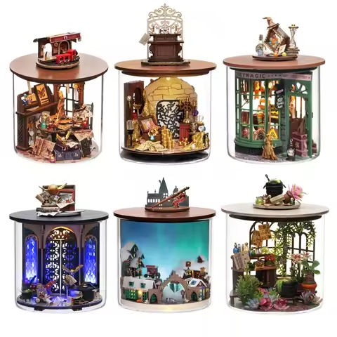 Mini DIY kit for doll house making and assembling room models toys home and bedroom decorations with furniture wooden crafts https://tinyurl.com/27yrhev6