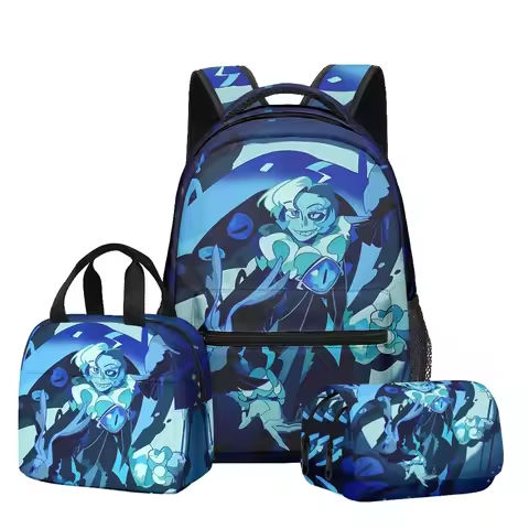 Cartoon Popular Funny Shadow Milk Plush 3D Printed 3pcs/Set School Bags Laptop Daypack Backpack portable Lunch bag Pencil Case https://tinyurl.com/29xerk2v