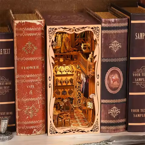 Book Nook Kit The Duchess Wardrobe High Quality Wooden Puzzle Doll House Miniature DIY Assembly Model Kit Production Toys Gifts https://tinyurl.com/25jxjsr5