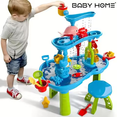 Children’s Outdoor Beach Toy Tabletop Water Play Pool Sand Platform Indoor And Outdoor Multi-Functional Beach Toy for Kids https://tinyurl.com/2bvkdeom