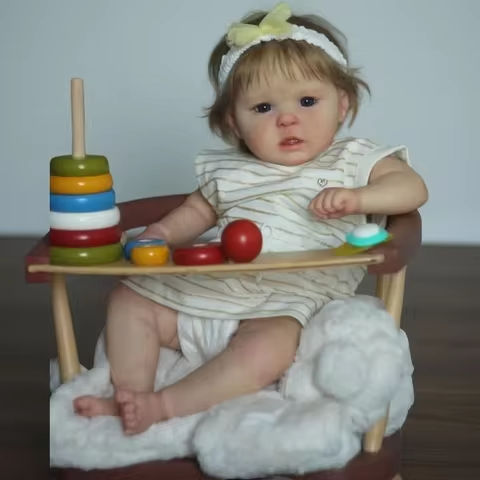 18 Inch Full Silicone Vinyl Reborn Ward Baby Girl Doll – Lifelike Cute Handmade Newborn Doll with Rooted Hair for Christmas Gift https://tinyurl.com/2yw2mh7m