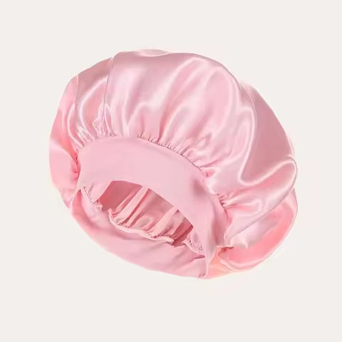 Women’s satin headband, elastic headband cover for curly and straight hair, wide brimmed nightcap, shower cap, dry hair cover https://tinyurl.com/2ausgf4w