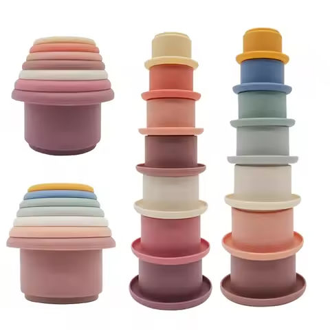 Baby Silicone Stacking Cups Montessori Building Block Bpa Free Hourglass Toys Early Educational Stack Tower Gifts For Boys Girls https://tinyurl.com/22nz9hld