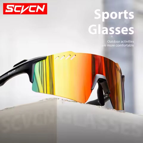 SCVCN Outdoor Photochromic Sunglasses Sports Bike Cycling Glasses Man MTB Climbing Glasses Eyewear Women Driving Bicycle Goggles https://tinyurl.com/26ud88jj