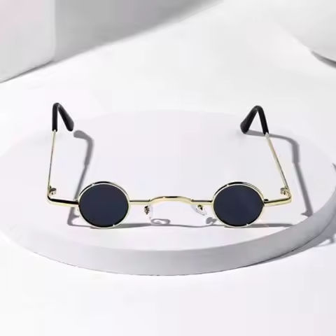 Vintage Rock Punk Man Sunglasses Classic Small Round Sunglasses Women Wide Bridge Metal Frame Black Lens Driving Eyewear https://tinyurl.com/2d7ot6yn