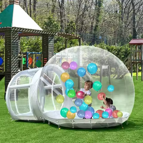 Inflatable 3M 10FT PVC Bubble House Inflatable Chlidren Toys Outdoor Commerical Castle With 1100W Air Blower 100 balloons https://tinyurl.com/2xnrxs2n