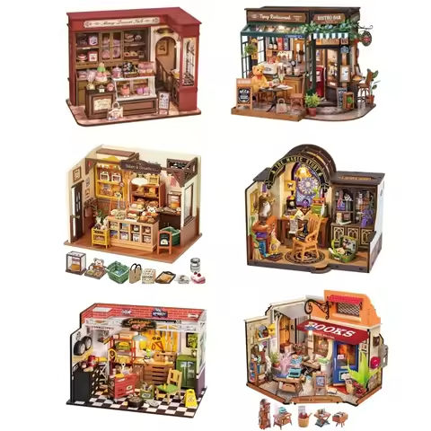Robotime Rolife Becka’s Baking House 3D Puzzle DIY Miniature Dollhouse Kit Amazing Gift for Children DG161 https://tinyurl.com/2yf76vcv