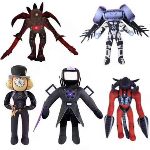 Skibidi Toilet Stuffed Plush Doll Toys Collectible Gifts for Kids Fans Adults Birthday Anime Game Figure Titan TV Man Cameraman https://tinyurl.com/2de4udys