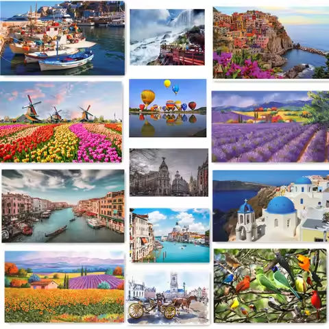 46*28cm Jigsaw Puzzles 500 Pieces Paper Picture Landscape Oil Painting Art Puzzles Decompression Toys for Adults Family Games https://tinyurl.com/24hzu5vu