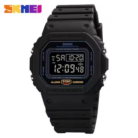 SKMEI 1628 Military Digital Watch for Men Retro Sport Waterproof Mens Electronic Wristwatch LED Display Clock 1988 Reloj Hombre https://tinyurl.com/26nweqc6