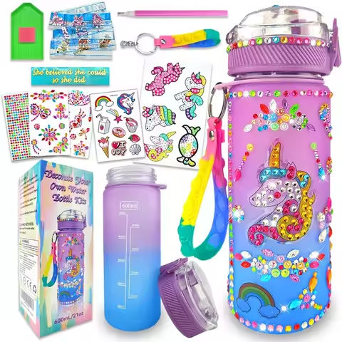 Decorate Your Own Water Bottle Kits for Girls DIY Mermaid Birthday Decorations Arts and Crafts  Toys Christmas Gift https://tinyurl.com/29qp8awp