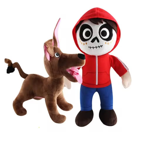Movie COCO Pixar Plush Toys 30cm Miguel Hector Dante Dog Death Pepita Stuffed Plush Toys Soft Toy Doll for Children Kids Gifts https://tinyurl.com/2b9sywmw