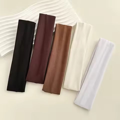 Four Seasons Solid Sports Headbands For Women Fitness Running Yoga Solid Color Elastic Hairbands Stretch Makeup Hair Accessories https://tinyurl.com/2cnvrxcu