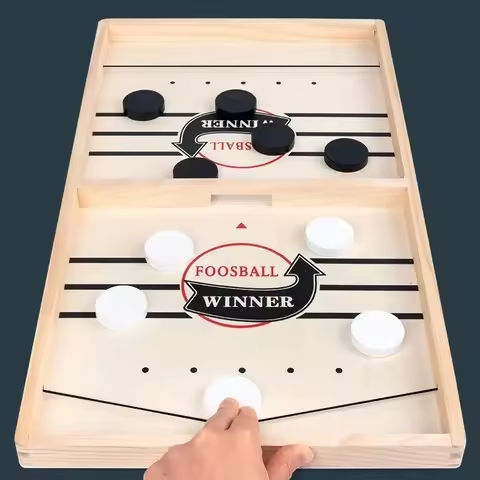 Foosball Winner Games Table Hockey Game Catapult Chess Parent-child Interactive Toy Fast Sling Puck Board Game Toys For Children https://tinyurl.com/27shmvux