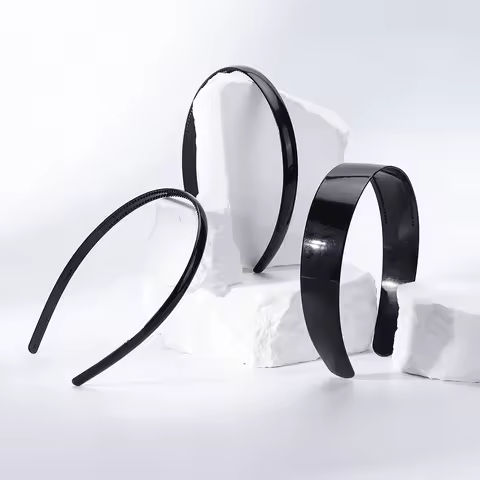 1 Piece Simple Women Headbands Fashion Head Band for Girls  Solid Black Color Casual Hair Accessories Plastic Headbans Wholesale https://tinyurl.com/2b3fphr5