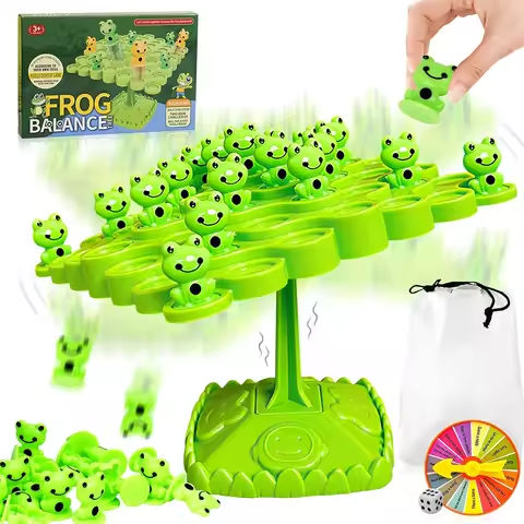 Fun Frog Balance Tree Children Montessori Math Toys Balancing Board Game Parent-child Interaction Tabletop Balance Game Toy Gift https://tinyurl.com/24f5bt7w