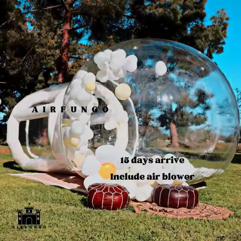 Customization White Bounce House Hot Selling Transparent Inflatable Camping Tent Inflatable Bubble Dome House for Balloon Event https://tinyurl.com/2bthuh5q