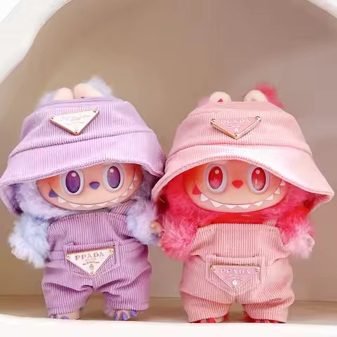 Labubu Corduroy Mini Doll Clothing Set Toys Cute Hats Clothes Shoes Vinyl Doll Accessories Training Sitting Party Games Toys https://tinyurl.com/29lr2r2f
