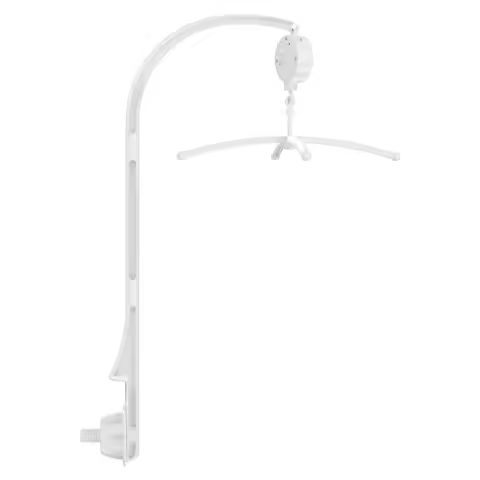 Baby Bed Bell Toy Holder White Rattles Bracket Mobile Crib Music Box Newborn Bell Crib Toy,The Holder Can Rotates 360 Degrees https://tinyurl.com/2bz7k22b