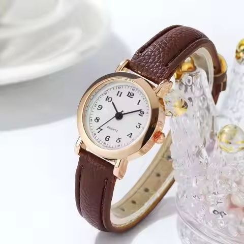 Fashion Small Dial Women Watches Casual Leather Strap Analog Quartz Wristwatch Girls Clock（Without Box） https://tinyurl.com/27k83dhj