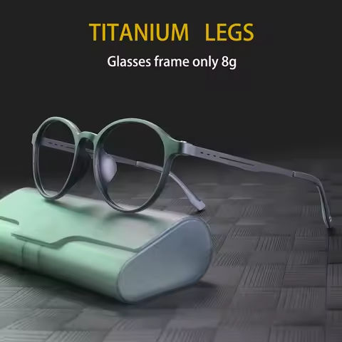 New Ultralight Rubber Titanium Alloy TR90 Myopia Glasses Retro Round Optical Prescription Eyeglasses Frame Men And Women Eyewear https://tinyurl.com/2afxgzeu