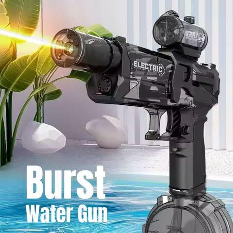 Children High Pressure Electric Water Gun Toys Summer Outdoor Beach Pool Garden Fight Games Kids Automatic Bursts Watergun Gifts https://tinyurl.com/2yljk5od