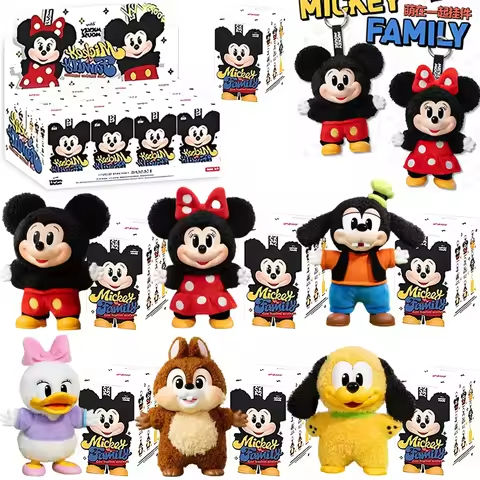 Pop Mart Mickey Family Cute Together Keychain Series Blind Box Vinyl Doll Anime Figure Decoration Collection Kid Gift https://tinyurl.com/28hk96te