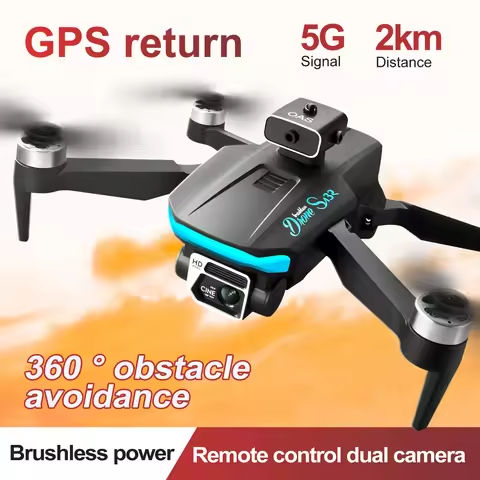 XT505 RC Drone 8K HD Dual Camera GPS 5G Wifi 360° Obstacle Avoidance Brushless Motor Optical flow Foldable Quadcopter Toys Gifts https://tinyurl.com/2643pefk