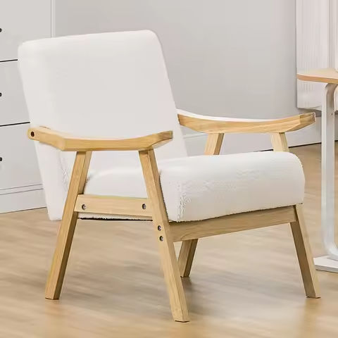 Mid Century Modern Home Office Upholstered Fabric Accent Chairs Set of 2 with Arms Reading Chair Club Chair, Living Room https://tinyurl.com/2cyc4gll