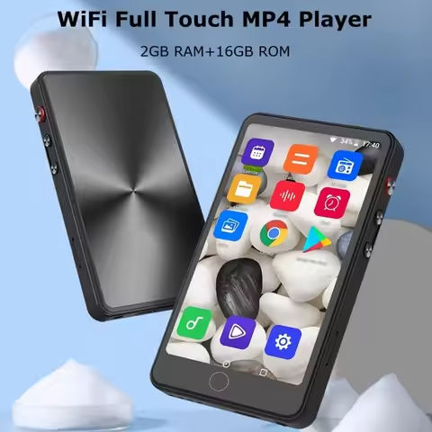 4 Inch Android WiFi MP4 Player Full Touch Screen 16GB Bluetooth MP3 Music Play Supports Hebrew,Video,FM Radio,E-Book,Recorder https://tinyurl.com/2257kyrp
