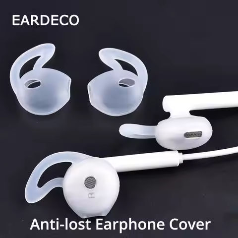 EARDECO Eartip Ear Cap Earphone Accessories 1 pair Earphone Pads Silicone Case Earbuds Cover Soft Ear Hook Protective Cover https://tinyurl.com/2asuop6s