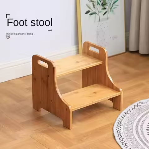 Bamboo Portable Step Stools Folding Miltifunctional Portable Safety Step Ladders Attic Scaffolding Extendable Stool Furnitures https://tinyurl.com/2cywthn5