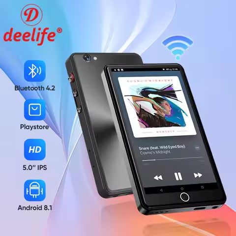 Deelife Android MP4 Player 5.0” Touch Screen Bluetooth WiFi MP3 Video Music Player https://tinyurl.com/225bxee9