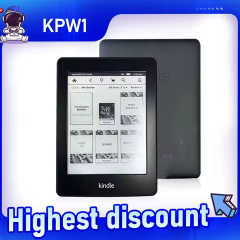 Kindle Paperwhite 1th With Backlight Built-in Light 6 inch Ink Touch Screen E-ink Ebook Multinational Language E-Book Reader https://tinyurl.com/2d9zaesr