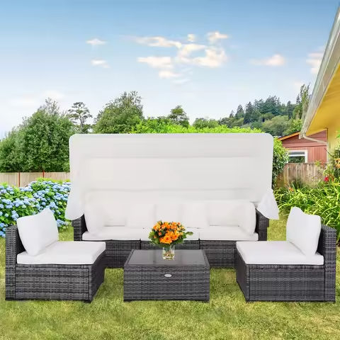 Outdoor Dining Set for 6, Patio Dining Furniture Sets, 7 Pieces Patio Dining Set with Armrest, Modern Patio https://tinyurl.com/259989ey