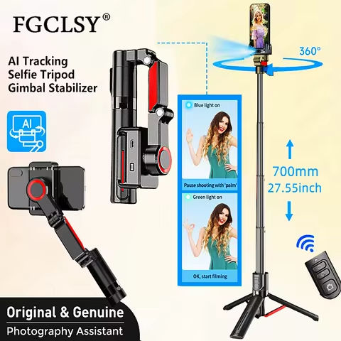 2025 Wireless With type-c microphone Selfie Stick Foldable phone Stand For Gopro Action Smartphones Balance Steady Shooting Live https://tinyurl.com/24xb9zjq