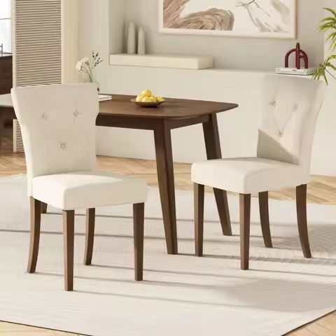Signature Design by Ashley Stonehollow Modern Farmhouse Dining Table with Upholstered Chairs and Bench, Set of 6, White & Gray https://tinyurl.com/2bcytscq